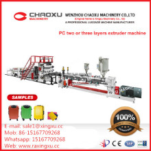 PC Two or Three Layer Plate Sheet Luggage Extruder Plastic Machinery